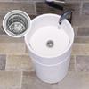 Stainless Steel Water Tank Strainer Sink Sewer Filter Waste Screen Floor Drain Hair Colanders for Kitchen Bathroom Accessories
