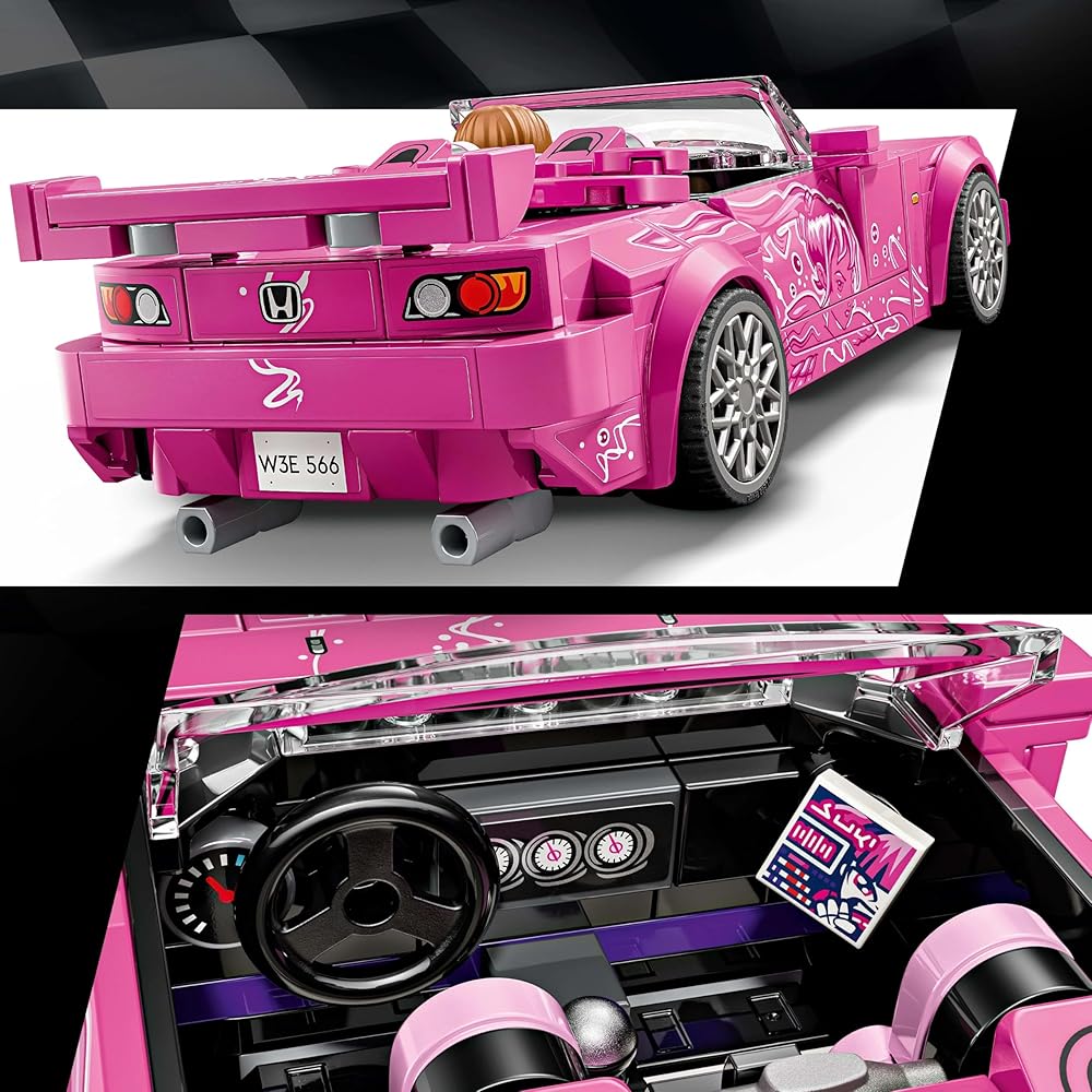 LEGO Speed Champions Honda S2000 Toy Building Blocks for Boys and Girls 9 Years and Up