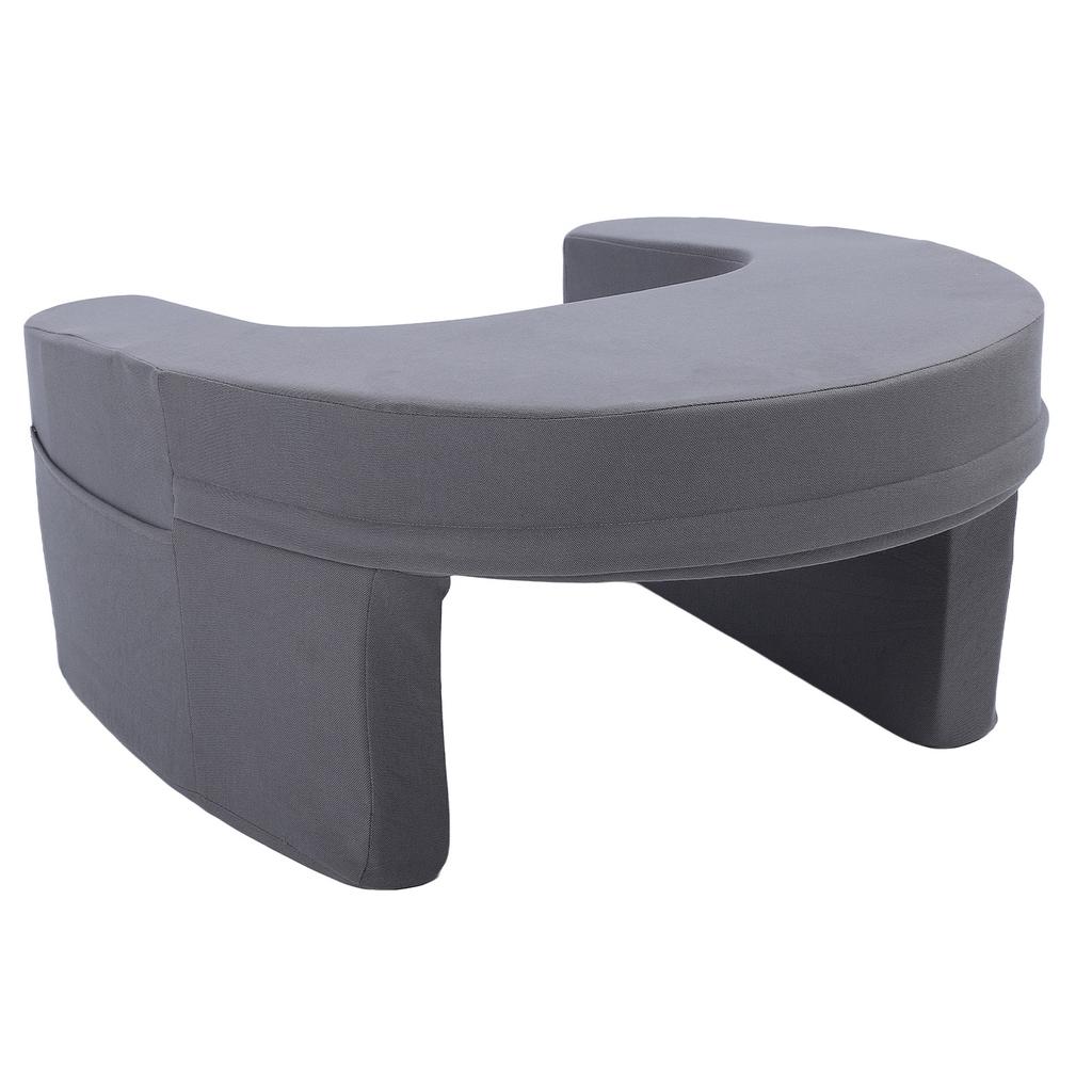 Lap Reading Pillow with Side Pockets Memory Foam Extra Large Arm Rest Lap Desk Pillow for Gaming