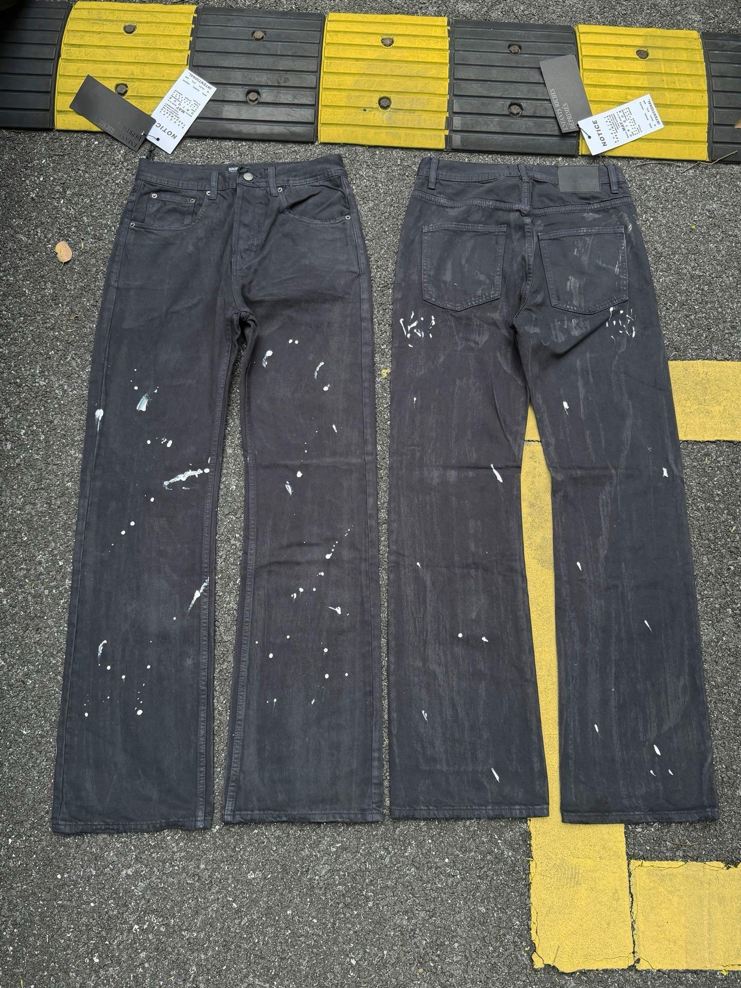 Jeans Melancholy Zurich Ink Splash Men 28 чёрный