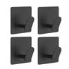 1/4pcs Stainless Steel Adhesive Wall Hooks for Bathroom Kitchen Towel Key And Clothes Hanger Organizer Strong And Durable