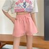Girls Summer Wear Loose Wide Leg Pajama Pants Wear High Waist Slimming Sports Hot Pants
