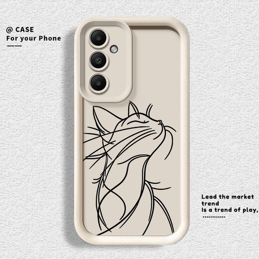 Proud Cat Phone Cover Case for Samsung Galaxy A15 A16 A71 A72 A56 A26 A32 A35 A36 A23 A51 A73 A12 A13 A53 A54 A34