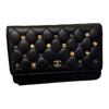 Leather Shoulder Bag, Crossbody Bag Women's Black AP0250-B13776-94305