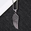 Angel Wing Necklace Unisex Trendy Vintage Feather Pendant Minimalist Choker Necklace
