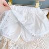 Girls Summer Clothing Sets Hollow Lace Suit Baby Casual Sleeveless T-shirt+Shorts Kids Clothing Sets Baby Clothes Outfits
