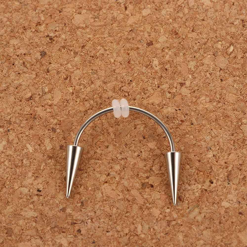 Body Jewelry Piercing In mouth Stainless Steel Puncture Mouth Ring Piercing Jewelry Goth Lips Ring