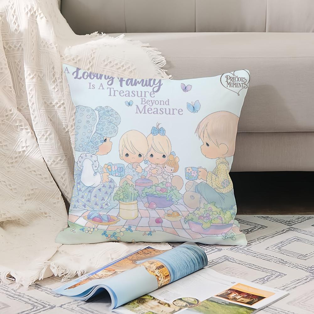 Cartoon Cute P-Precious M-Moments Pillow Case Office Cushions Suitable For Sofa Car Bedroom Decorative Cushion Cover