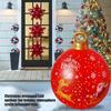 60CM Christmas Inflatable Ball Water-Proof Inflated  Ball Colorful Large Porch Courtyard Ornaments