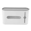 Grocery Bag Dispenser Visible Window Design Large Capacity Dustproof Lid Plastic Bag   for Kitchen Bedroom