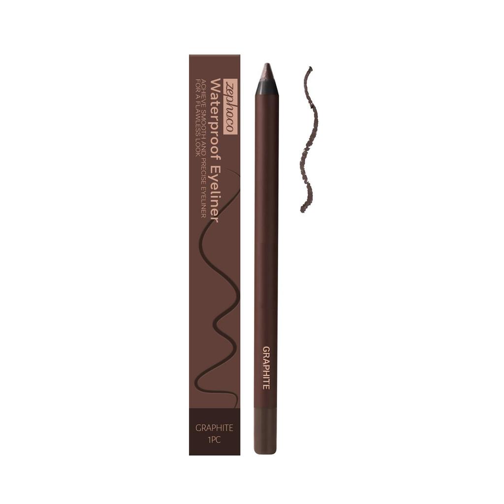 7-color Waterproof Eyeliner Pencil  Graphite/Chocolate/Black/Plum/Brown/Stone Brown/Copper