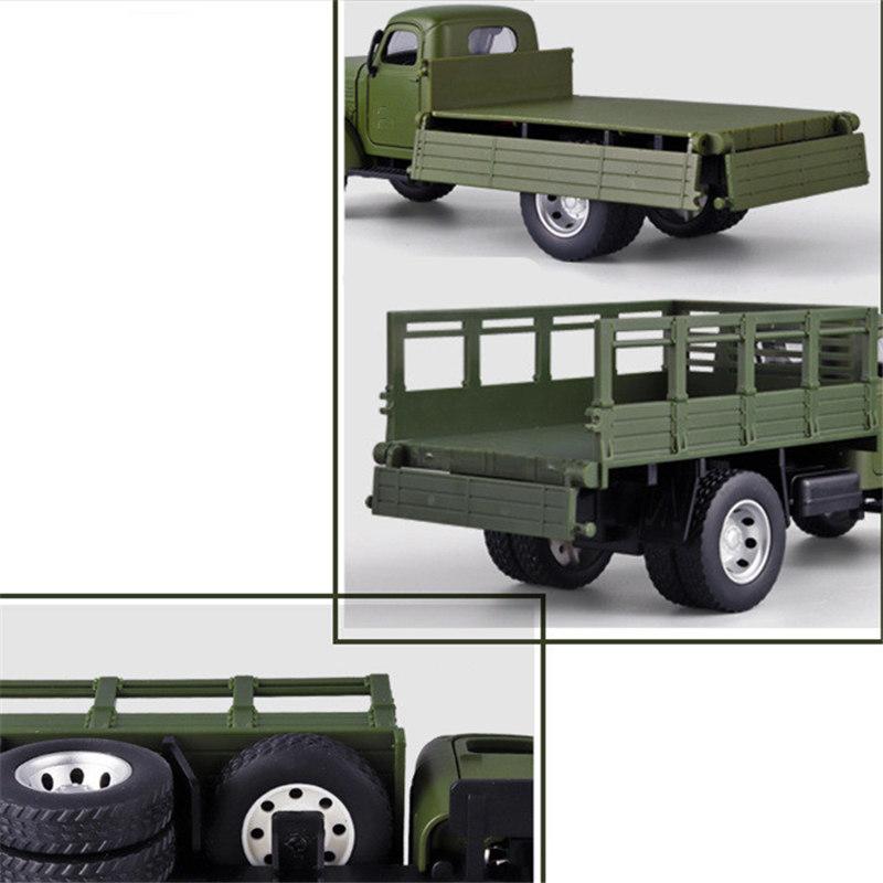1/24 CA10 Legierung Taktischer LKW gepanzertes Fahrzeug Modell Militärisches Personaltransportfahrzeug Transportfahrzeuge Modell Ton Licht Kinder Spielzeug Geschenke