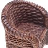 Miniature Resin Wicker Table And Chairs Set Handcrafted Realistic Details For Dollhouse Accessories And Miniature Scenes