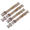 4 Pieces Adjustable Bag Backpack Chest Strap Belt Straps Storage Outdoor Camping Accessories