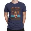 Dire Straits Newest TShirt for Men 1970s British Rock Band Round Neck Pure Cotton T Shirt Personalize Birthday Gifts OutdoorWear