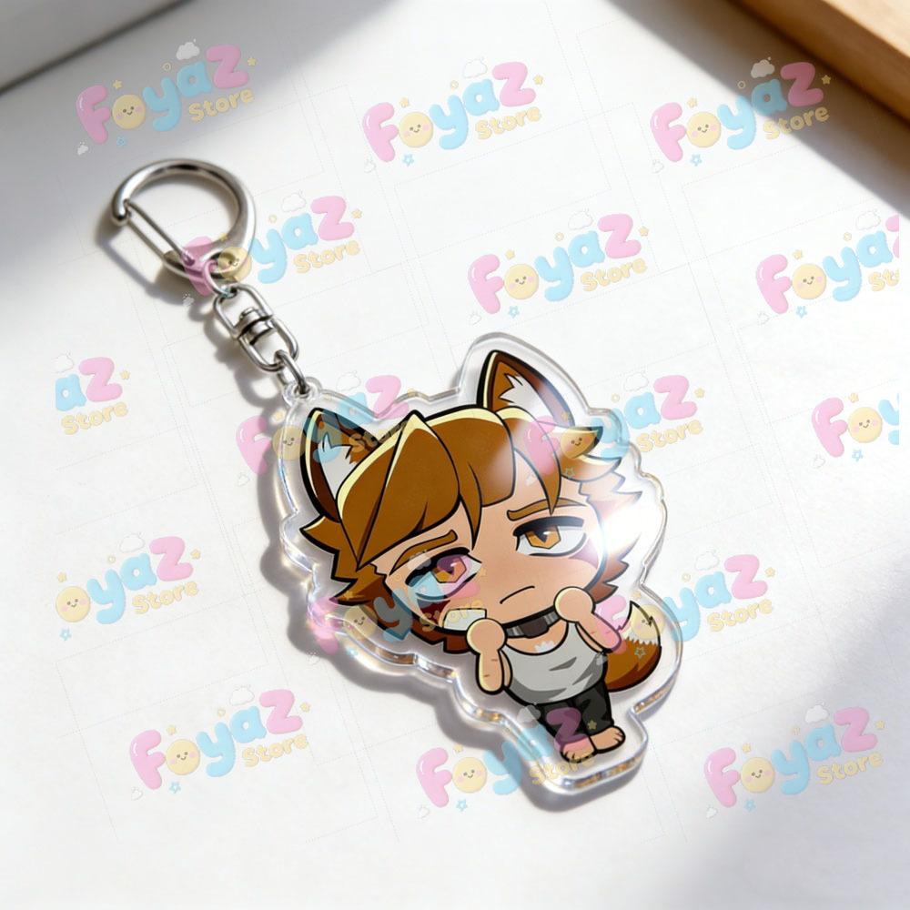 

Anime Chibi YKMET Keychain Accessories Bag Keyrings Jewelry Manga Game Fans Gifts