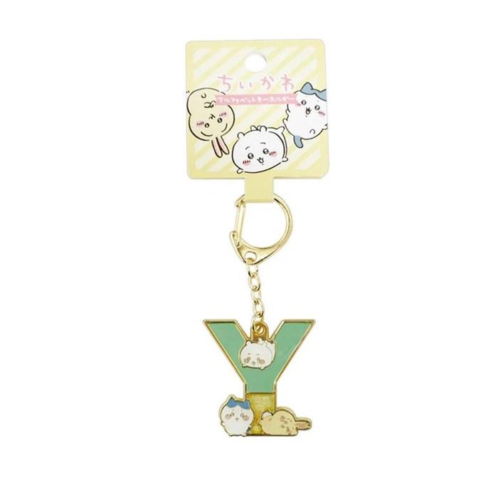 Toman Toys Alphabet Keychain Chiikawa Y Approx. H95xW50xD2mm Initial Bag Charm