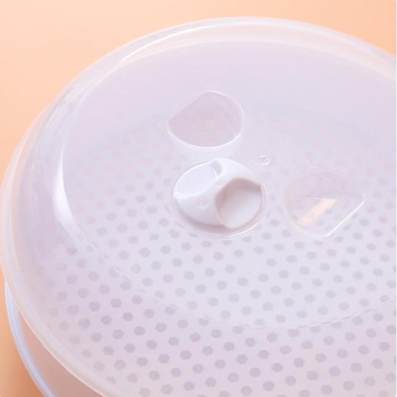 Plastic Steamer Microwave Oven Round Steamer With Lid Cookware Steamer Household Steamed Buns Kitchen Cooking Tools