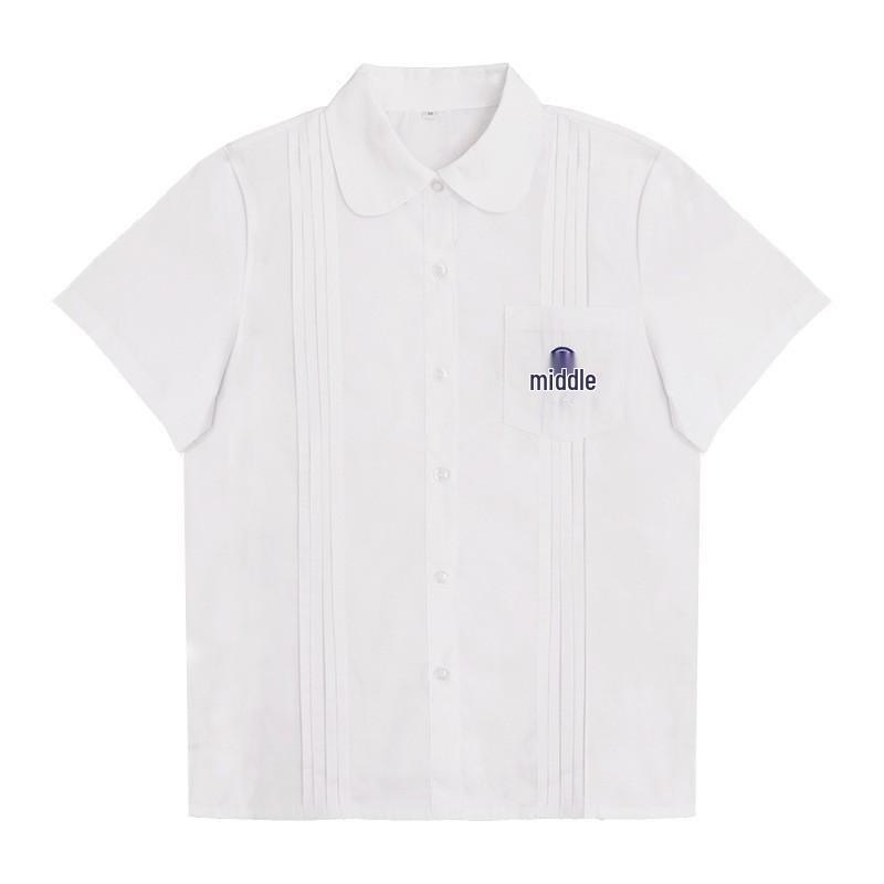 Taiwan High School Academy Style Uniform Set for Middle & High School Students - Sweet & Campus Style 4XL