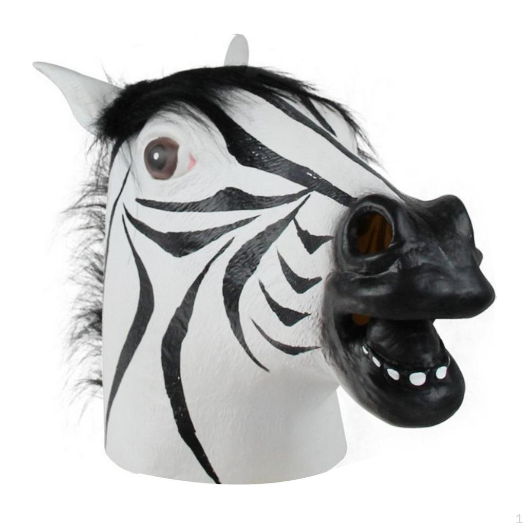 Animal Head Headgear Decoration Funny Dress Up Prop Costume Accessory for Show Halloween
