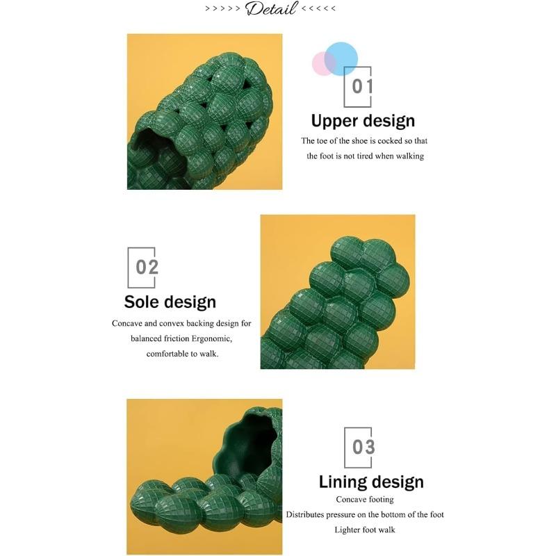 Summer New Personality Bubble Fashion Slippers Home Massage Bottom for Men and Women