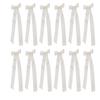 12pcs Candlestick Bows Decor 13 Inch Large Coquette Decorations Bows for Table Self Adhesive Wedding Bridal Shower Party Centerpieces