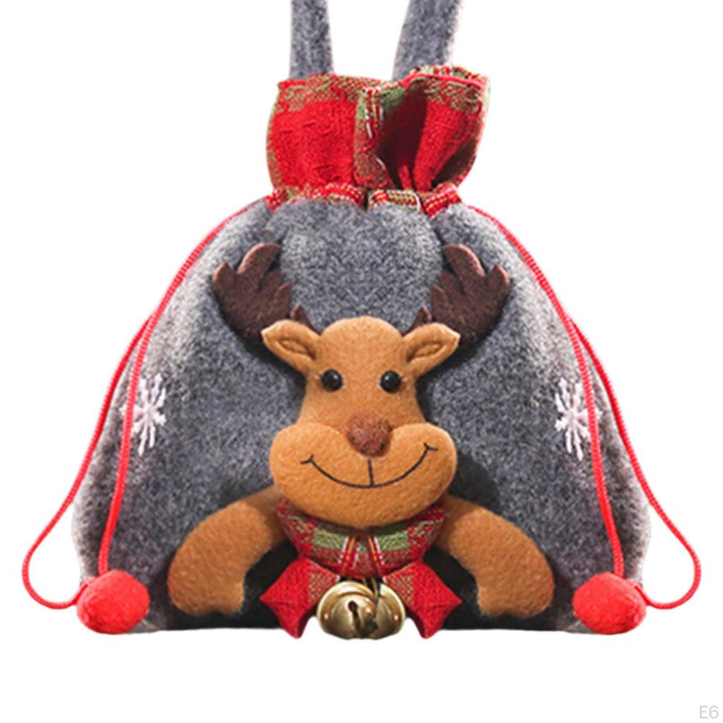 Sacos de Doces de Natal Pacote Armazenamento, Enfeites Saco de Chocolate, Presente