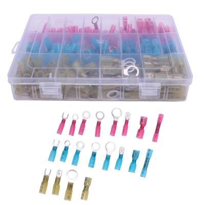Heat Shrink Wire Connectors Insulated Waterproofing Crimp Wire Terminals Kit for Marine Boat