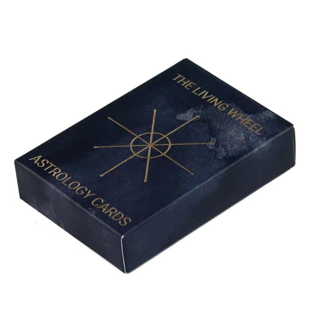 9*6cm Die Leben Rad Astrologie Karten 55 Pcs Oracle Karten