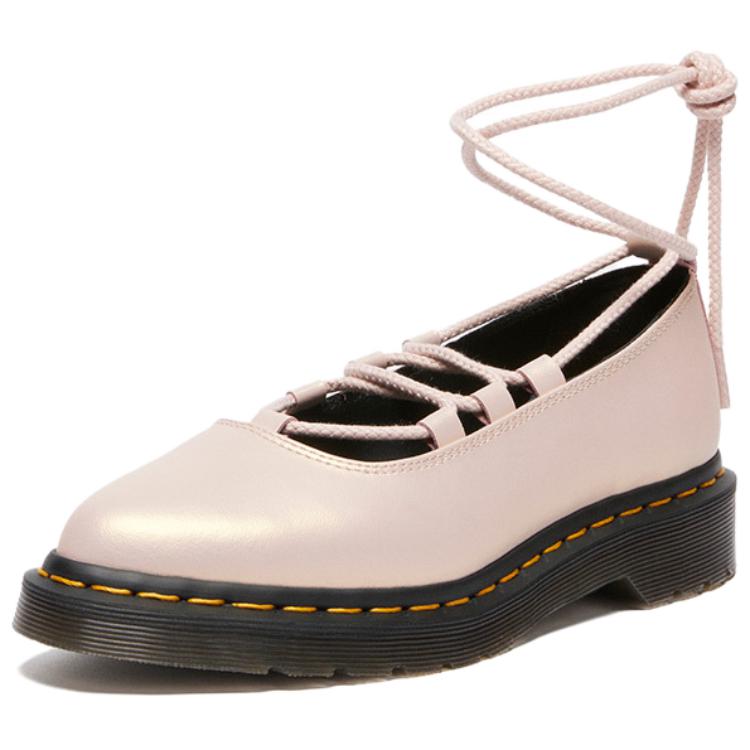 Dr. Martens Elphie II Comfortable Versatile Mary Jane Shoes Women shoes Pink Gold 41090650