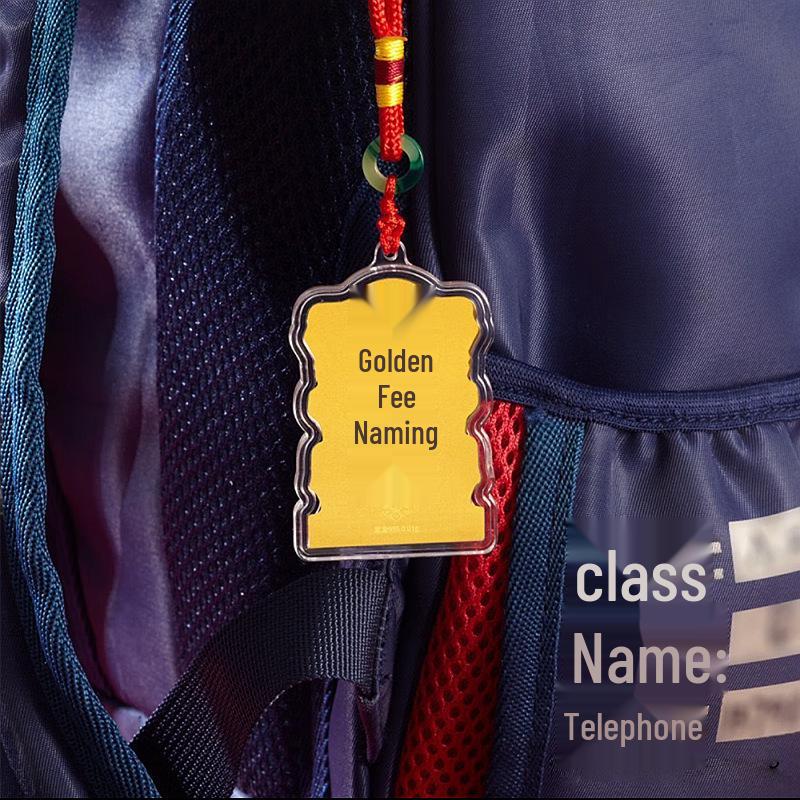 Maitreya Buddha Gold Scholar Phone Sticker: Exam Success Amulet Gift for Students Hall Pendant