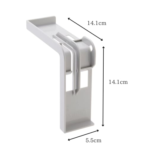 Isetou L-Shaped Bread Slicer, Light Gray, 5.5cm W x 14.1cm D x 14.1cm H, Made in Japan, Cuts 5-6 Slices, Antibacterial, Compact, for Home Use, 1 Loaf