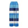 Women Summer Boho Palazzo Pants High Waist Wide Leg Floral Printing Casual Trousers With Pockets
