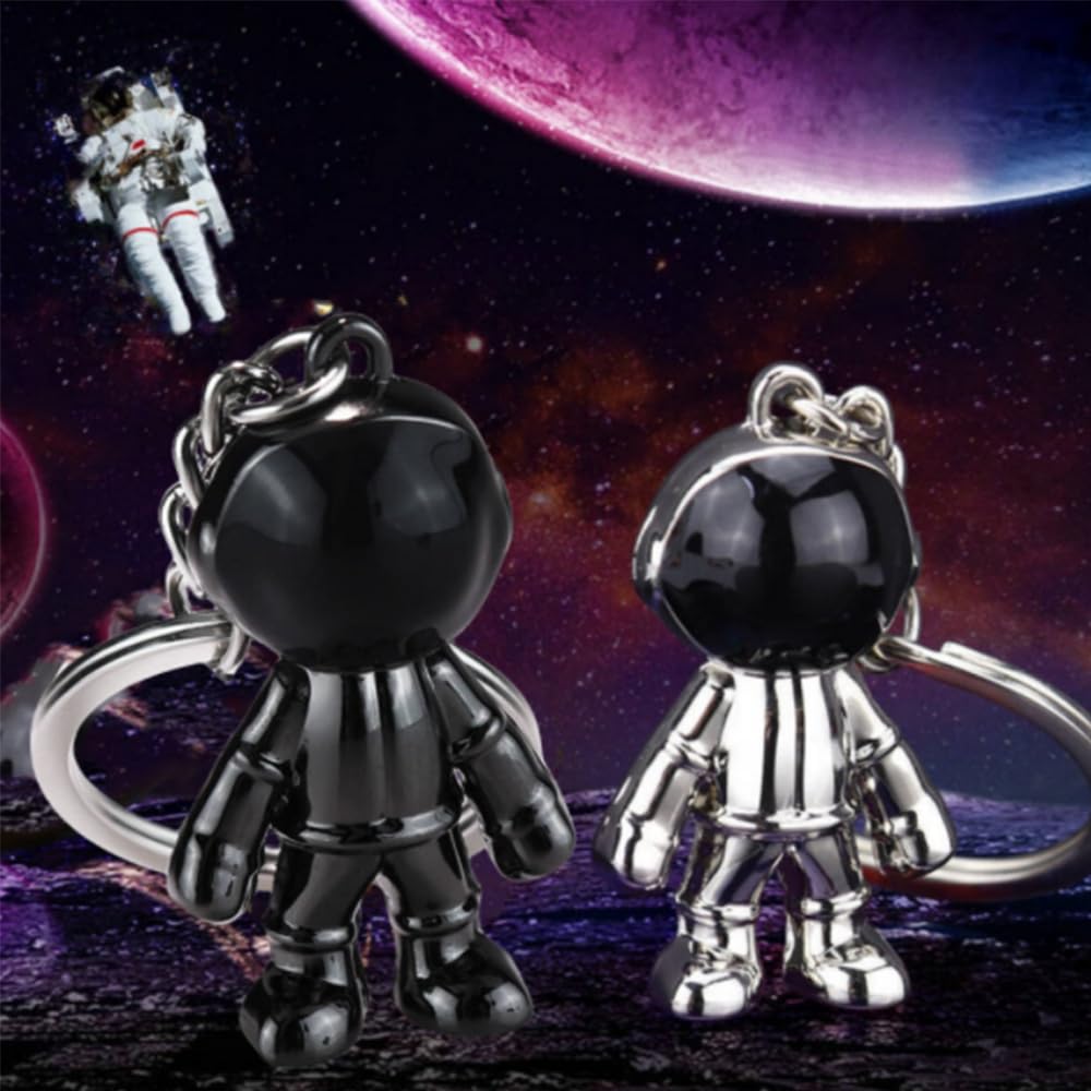 YUWENW Keychain, Set of 2, Astronaut, Popular, Cute Accessories, Props Decoration, Cute, Goods, Metal