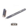 Japanese Colored Hook Line Pen Waterproof Art Supplies Anime Architectural Design Ink Tube Drawing Pen Watercolor Outline Marker