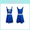 Cosplay Fantastic Four Costume Cartoon Jumpsuit Halloween Party Fashion Gift