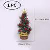 Christmas Wooden Elf Fairy Door Kit Tiny with Christmas Decoration Accessories for Mini House Furniture Christmas Decoration