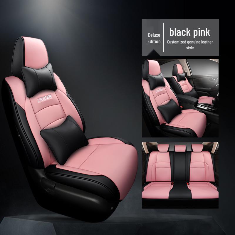 2022 Model 1.5L Sharp Luxury Lingpai Leather Car Seat Cushion - Universal Full Surround Cover for All Seasons