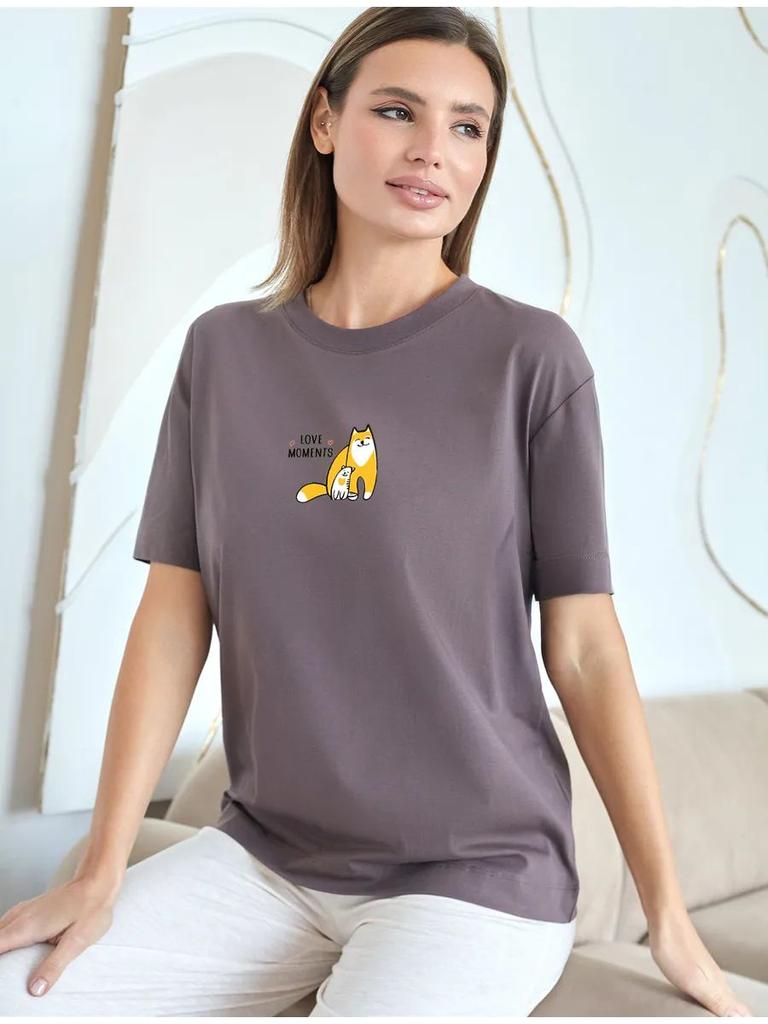 Thin, Loose T-Shirt for sSummer 100% Cotton