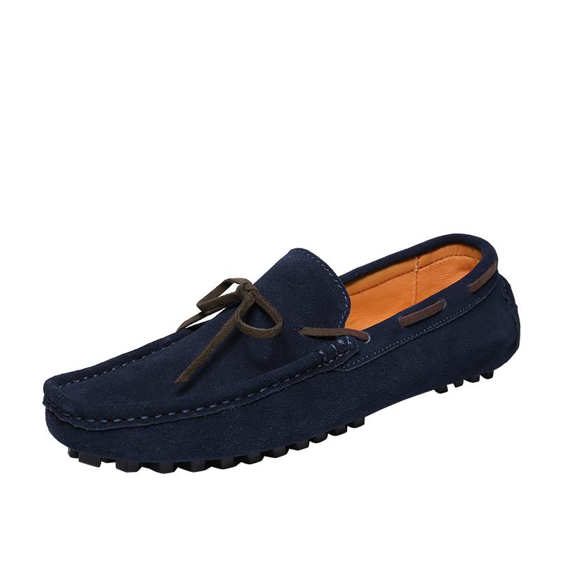 Fashion 2025New Hot Selling Men Casual Leather Loafers Fashion Elegant Business Genuine Leather Shoes Outdoor Anti Slip Walking Shoes