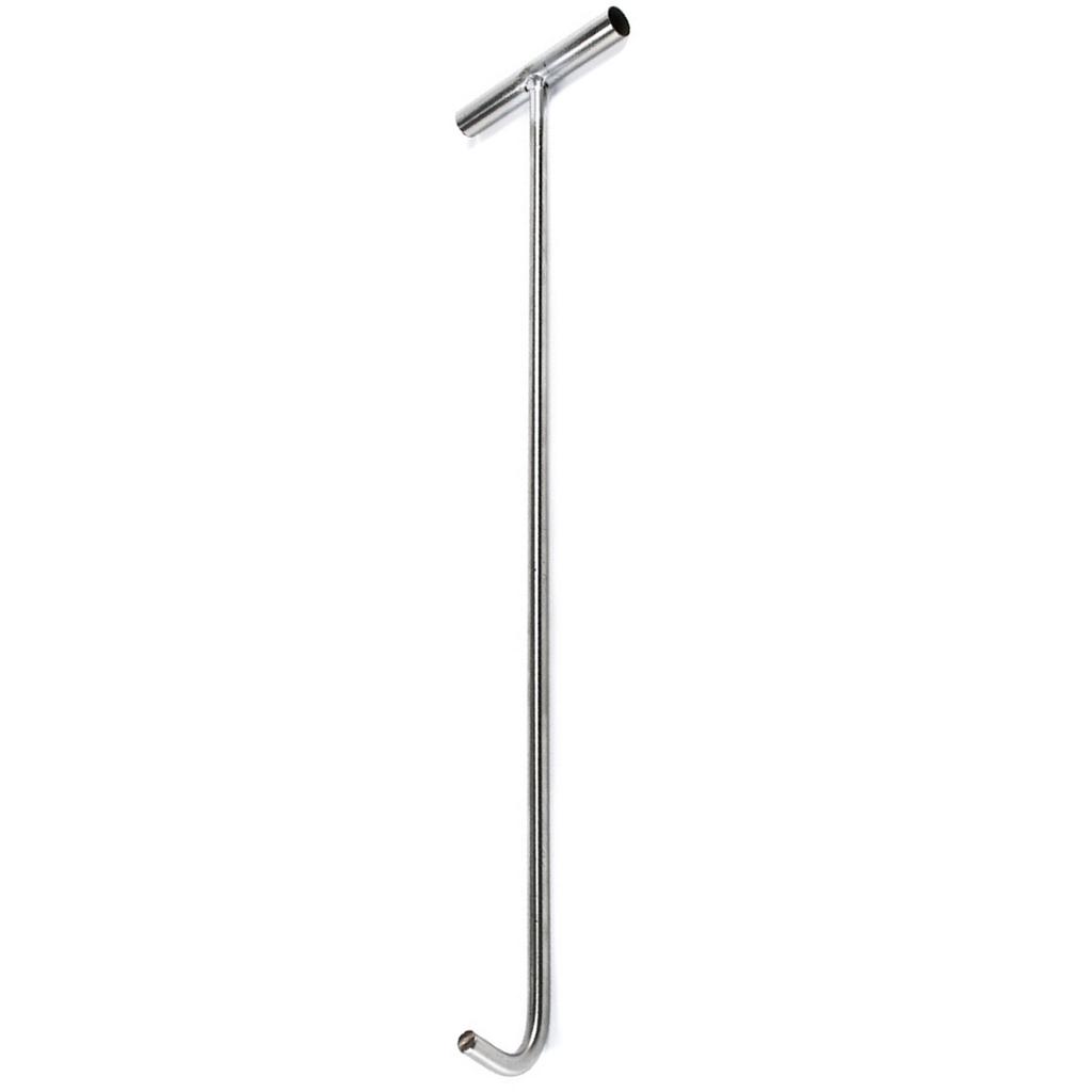 Stainless Steel Manhole Cover Hook Heavy Duty Lifter Manhole Hook Tool for Sewer and Drain Grates Safe and Easy Access