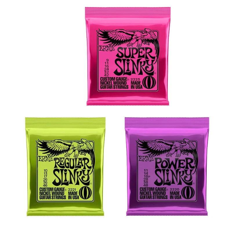 Ernie Ball Super Slinky Nickel Wound Electric Guitar Strings 2220 2221 2223 GZW
