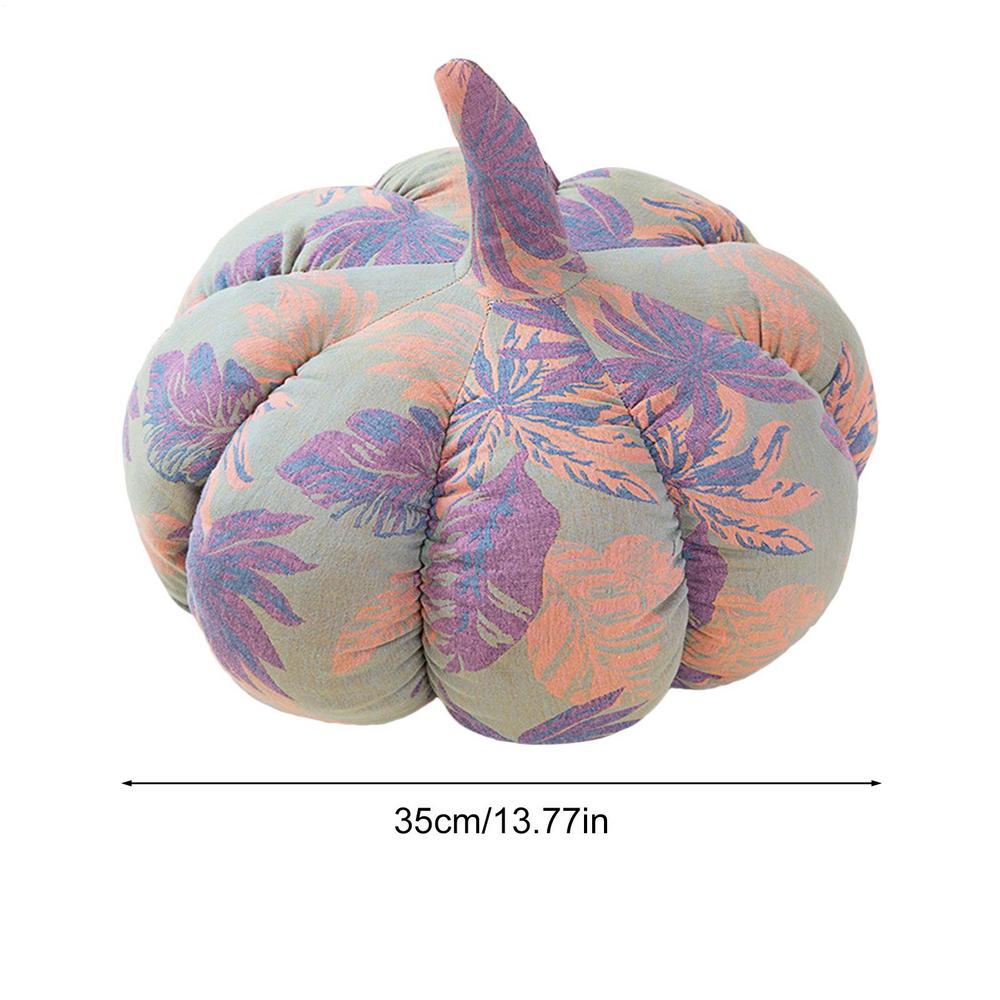 3D Pumpkin Shape Halloween Plush Pillow Ultra Soft Halloween Plush Throw Pillow Decorative Stuffed Pillow For Bedroom