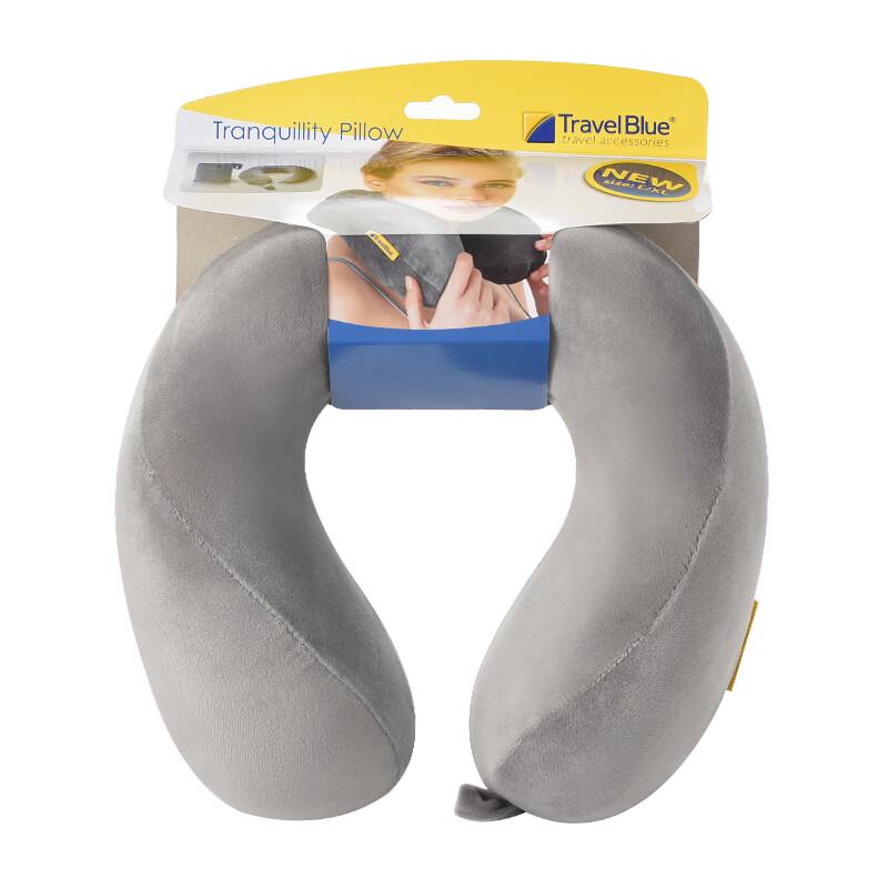 TRAVEL BLUE Memory Foam U-Shaped Travel Pillow