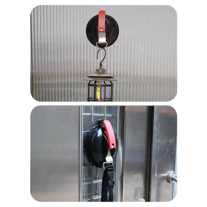 Multi Purpose Car Vacuum Suction Hook ABS PVC Construction Vacuum Mount Hook for Secure Mounting On Smooth Surfaces