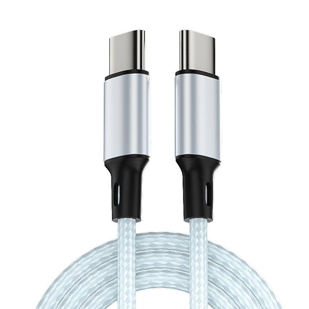 USB Type-C Male To Male Charging Cable USB C To USB C Data Cable PD 60W Fast Charge Cable For Type C Devices Smartphones