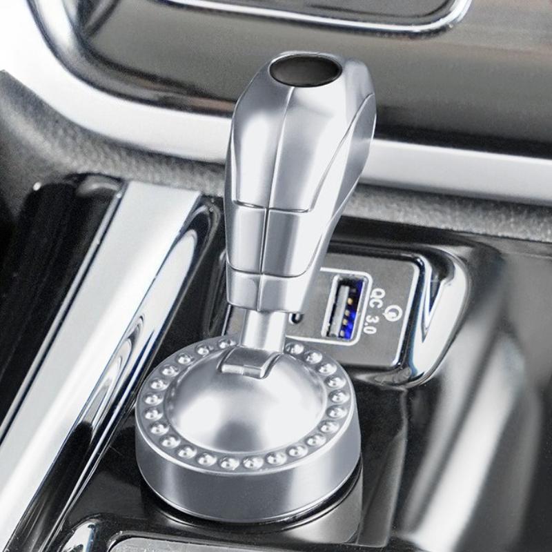 

Engine Start Lever Metal Decorative Start/Stop Button Lever Push Button Joystick For Automobile Vehicle Car Automotive срібний