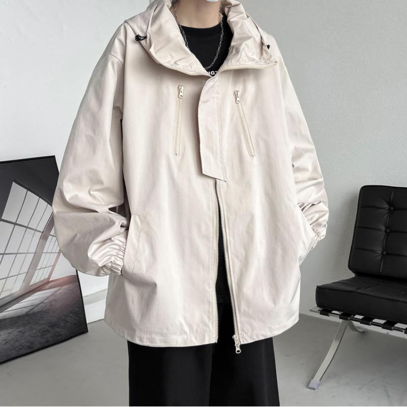 Frühlings- und Herbst Herren Neue Outdoor Kapuzen Arbeitsjacke