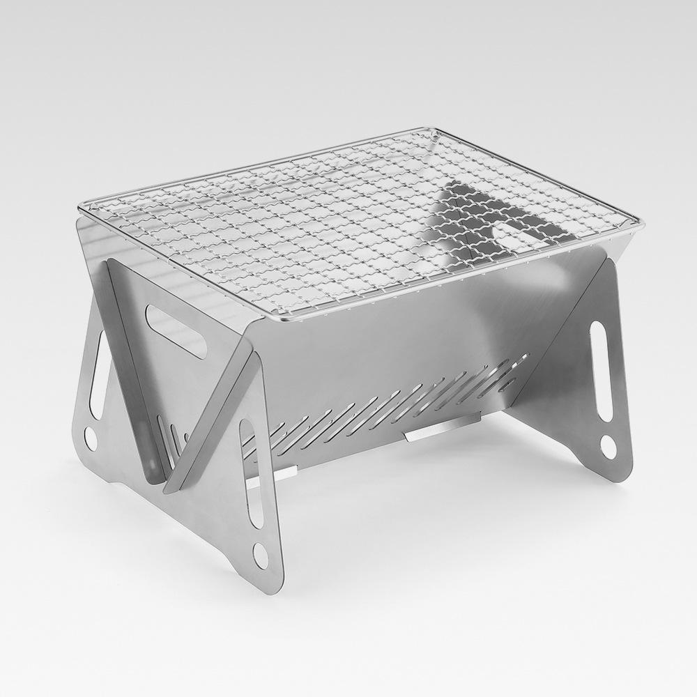 Portable Foldable Mini Camping Grill for Travel & Outdoor Picnics