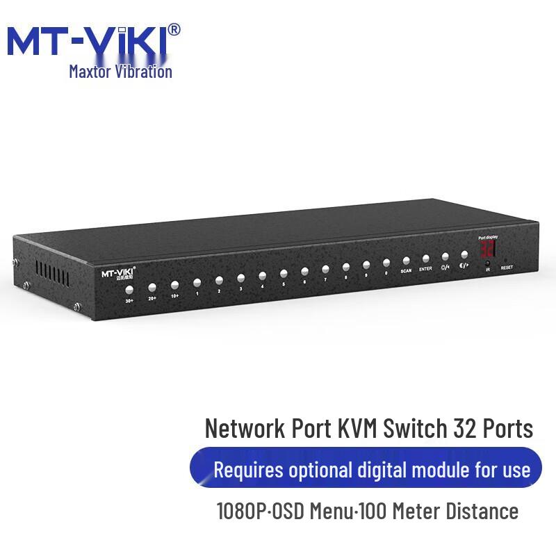 32-портовый KVM-переключатель VGA на Cat5